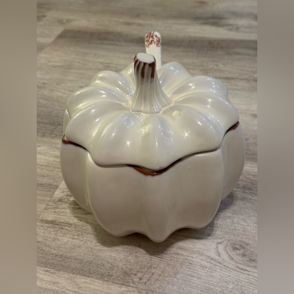 NEW Harvest Pumpkin Large Soup Tureen Set With Gravy Serving Bowls Target Home - Picture 3 of 16